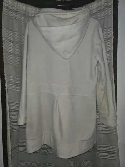 Abrigo de lana beige para mujer - miniatura 2