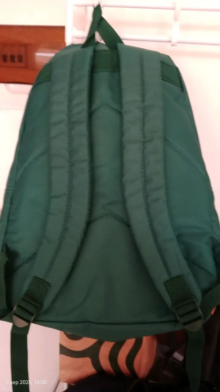 Mochila verde North Star con bolsillo frontal - 3