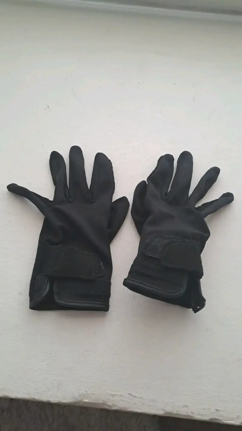 Guantes de equitación negros Fouganza - 3