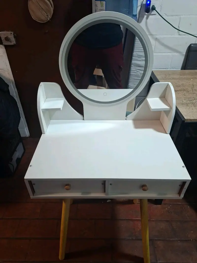 Tocador con espejo LED y cajones - 2