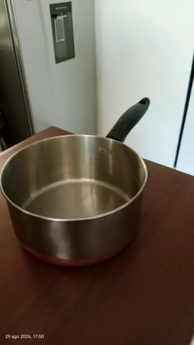 Olla de acero inoxidable con base de cobre 2 litro - miniatura 2