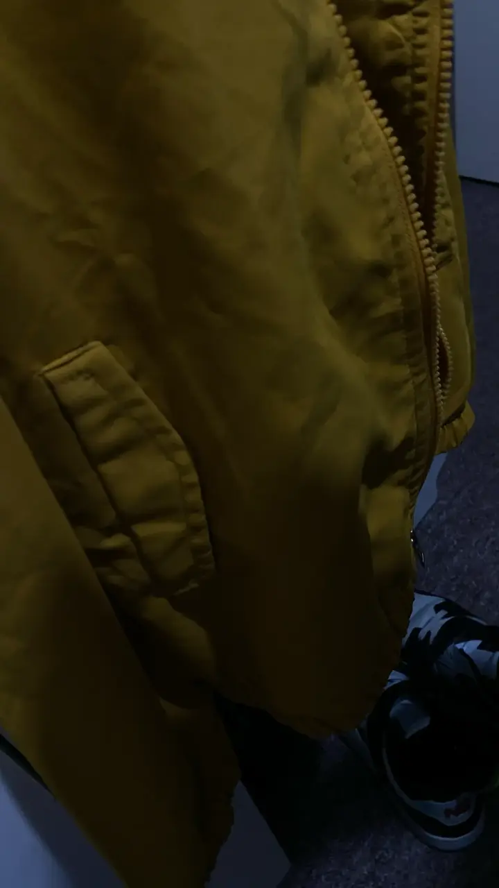 Chaqueta amarilla con capucha y diseño de dinosauo - 3