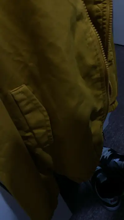 Chaqueta amarilla con capucha y diseño de dinosauo - miniatura 3