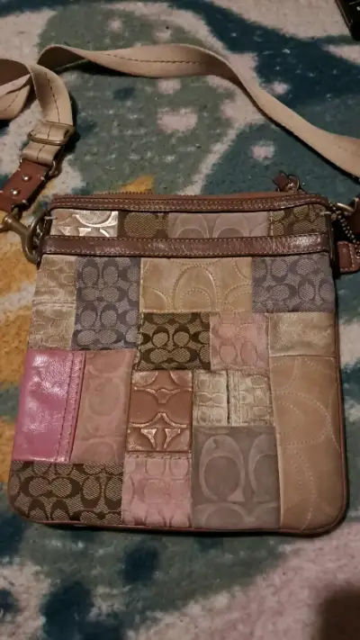 Cartera Coach patchwork multicolor - miniatura 1
