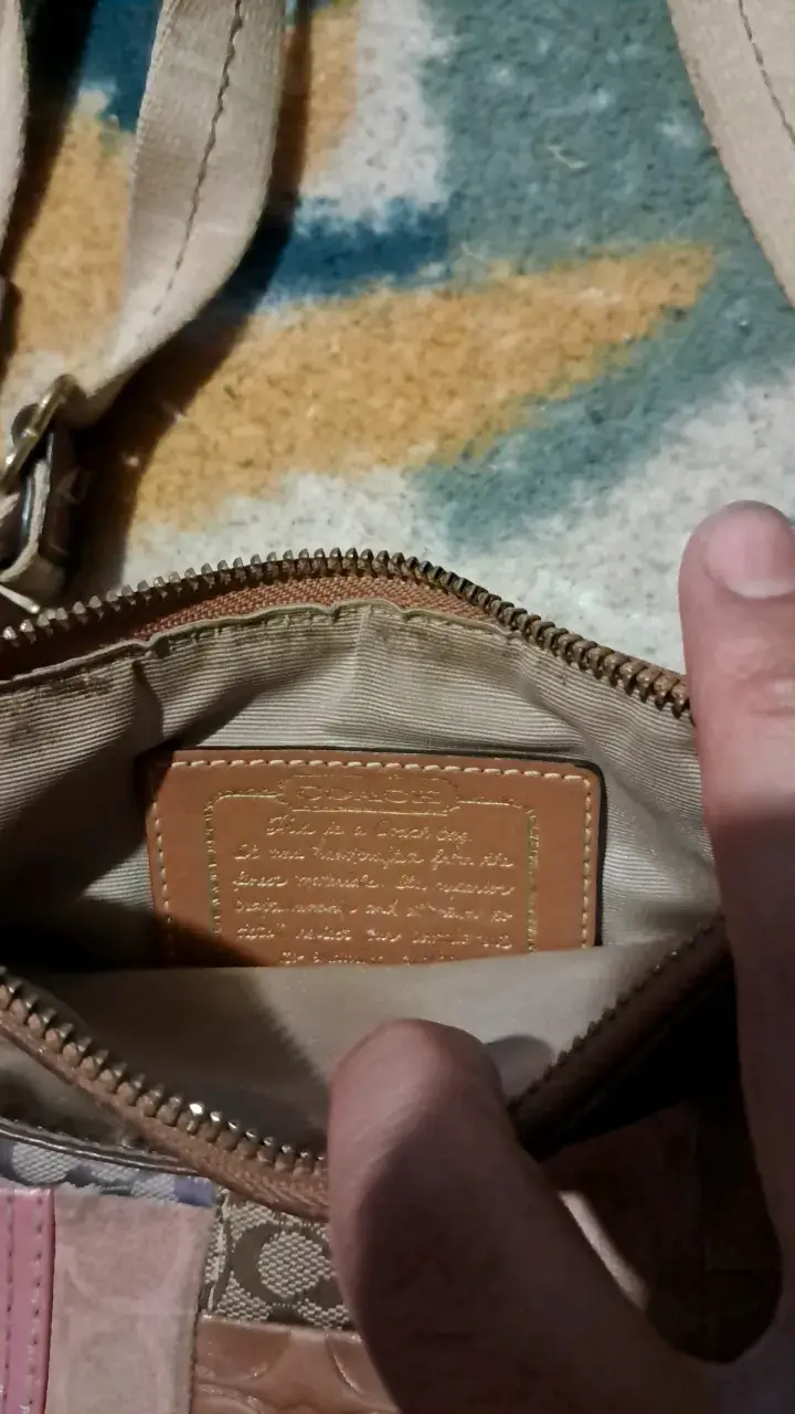 Cartera Coach patchwork multicolor - 2