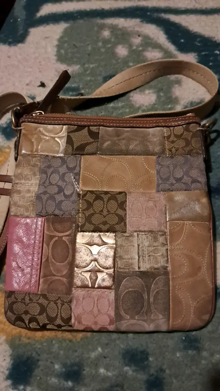 Cartera Coach patchwork multicolor - 3