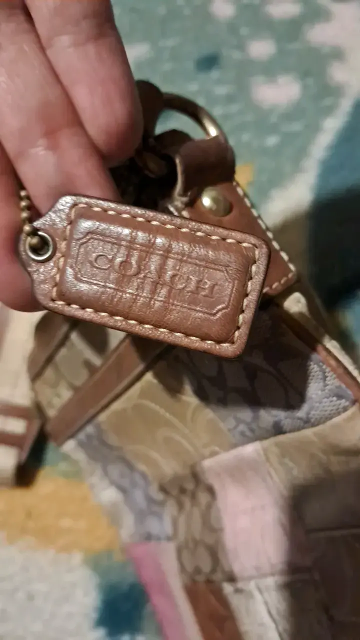 Cartera Coach patchwork multicolor - 4