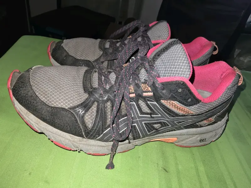 Zapatillas deportivas Asics Gel-Venture 6gris y ro - 1