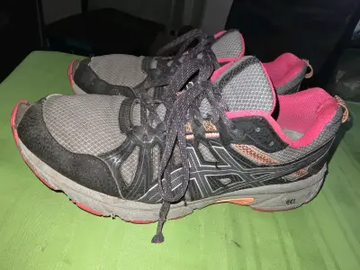 Zapatillas deportivas Asics Gel-Venture 6gris y ro - miniatura 1