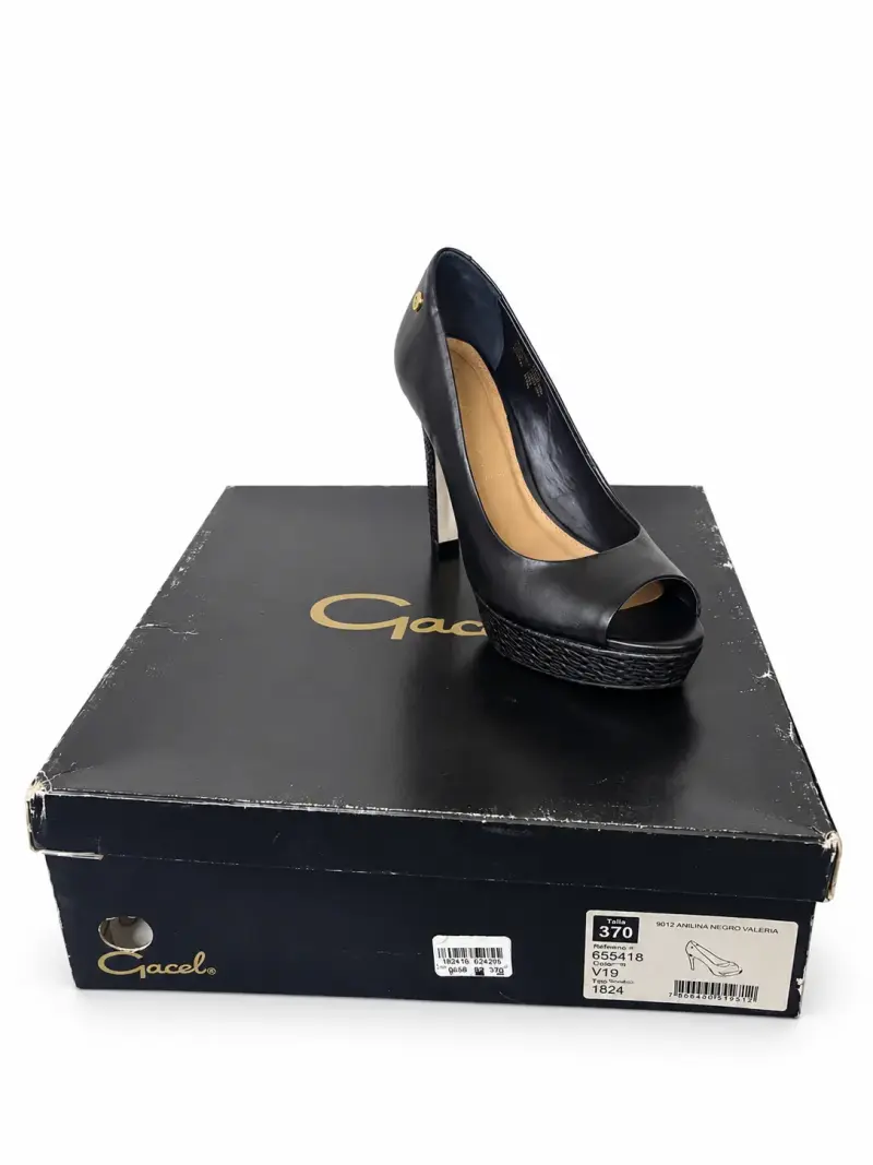 Zapatos de Tacón Negro Gacel Valeria