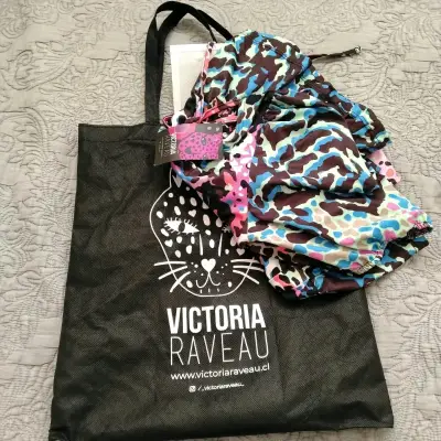 Vestido estampado animal print Victoria Raveau - miniatura 3