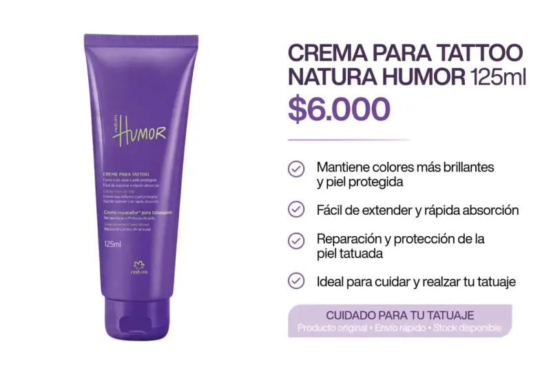 Crema para tatuajes Natura Humor 125ml