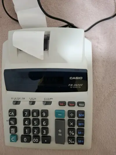 Calculadora Casio FR-2650T con impresión de papel - miniatura 2