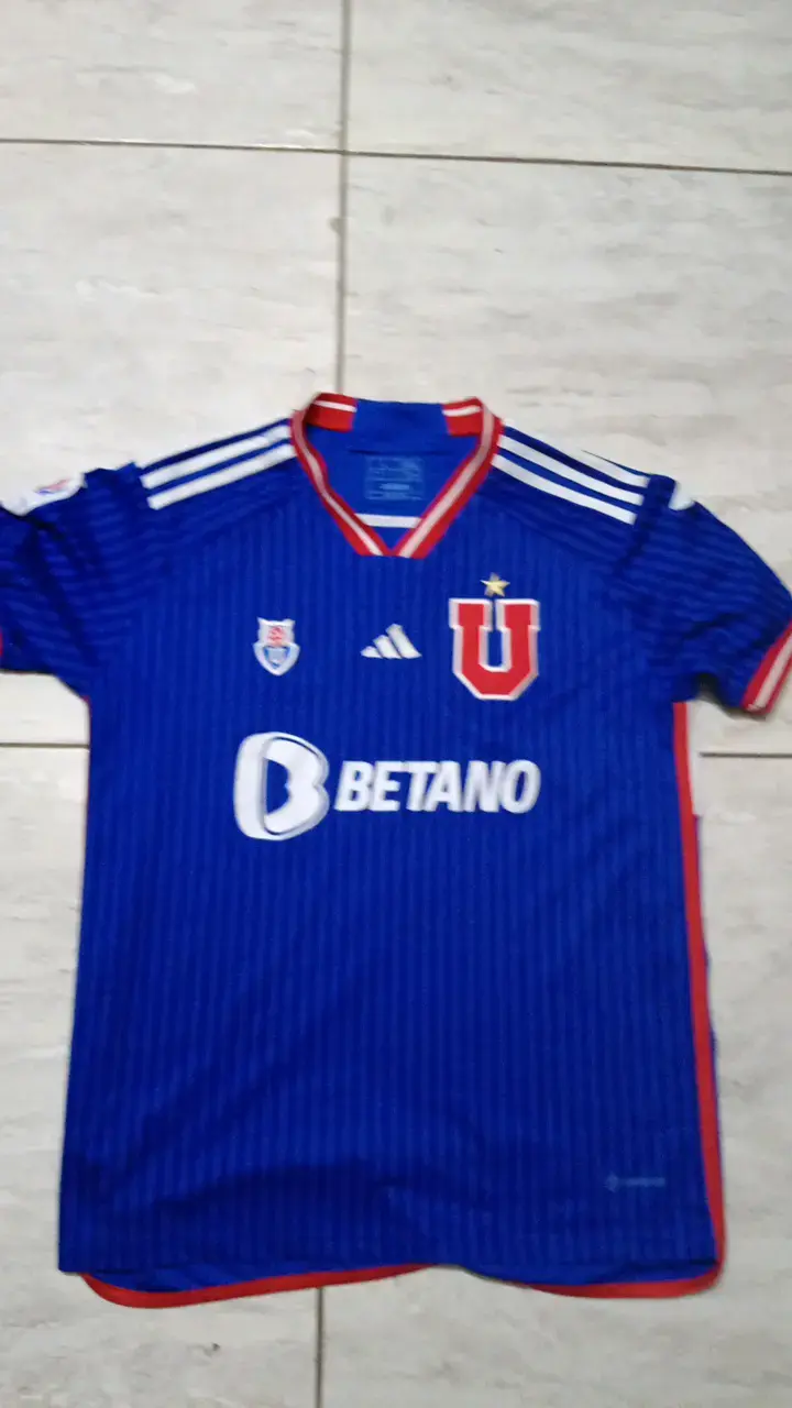 Camiseta Universidad de Chile 2023 Adidas Azul - 1