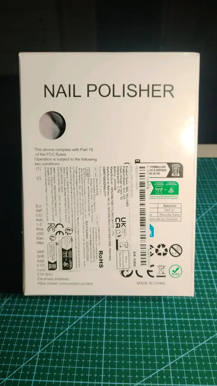 Pulidor de Uñas Eléctrico Portátil - 2