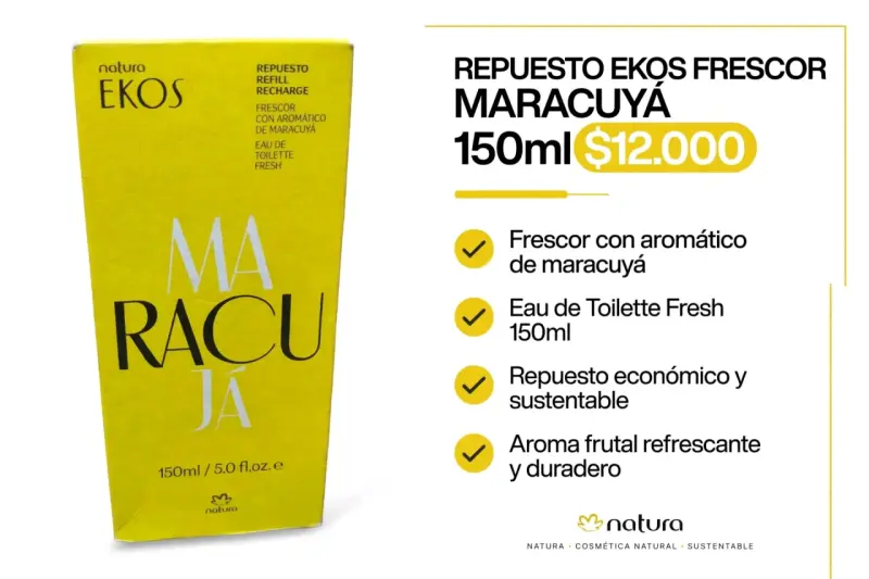 Repuesto Frescor Maracuyá 150ml Natura