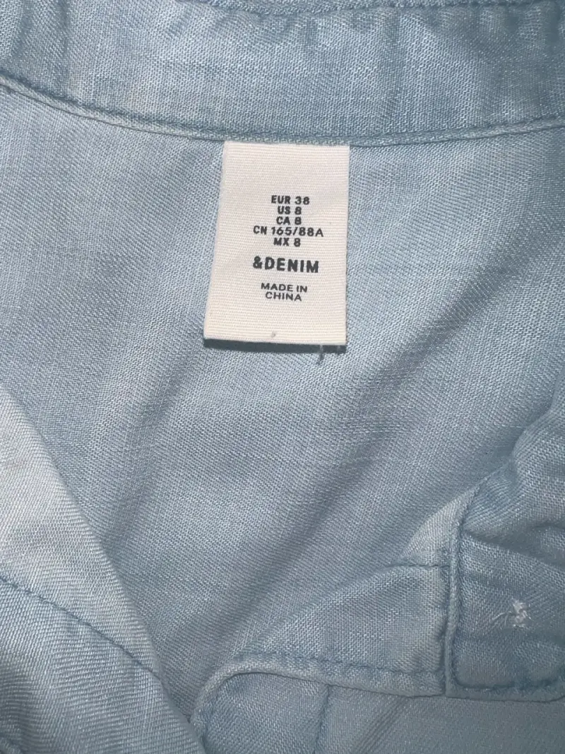 Camisa larga Mezclilla H&M para Mujer - 3