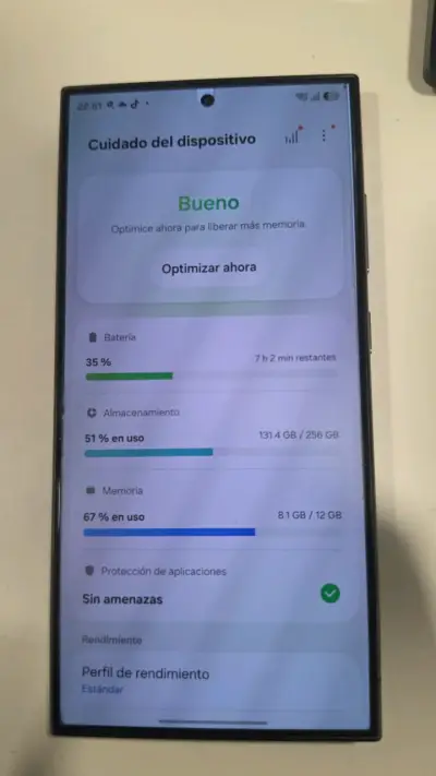 Samsung Galaxy S23 Ultra 256GB en buen estado - miniatura 1