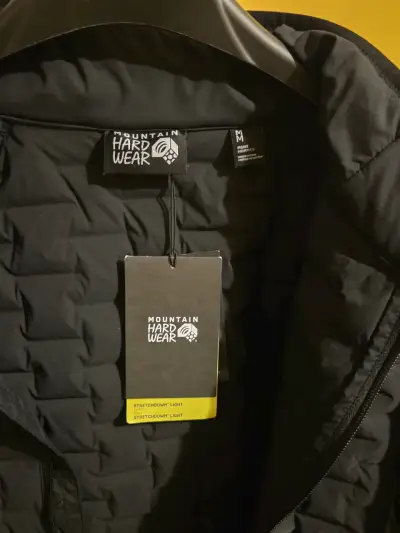 Chaqueta Negra Mountain Hardwear Stretchdown - miniatura 4