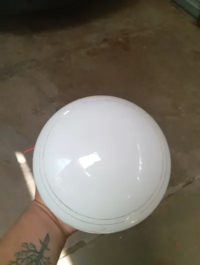 Lámpara de techo esférica de vidrio - miniatura 2
