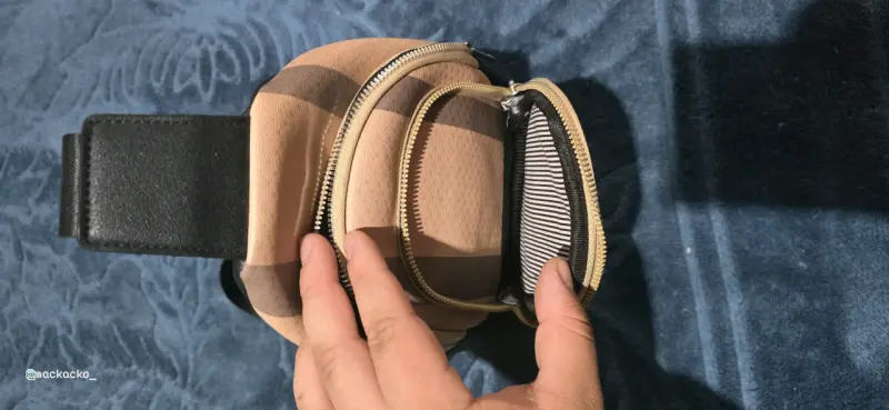 Riñonera de diseño a cuadros con correa ajustable - 2