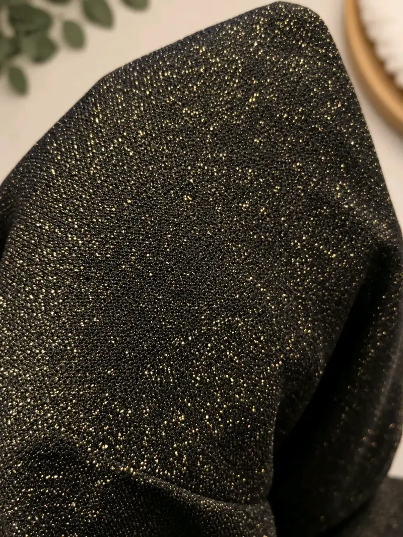 Vestido negro con brillo talla 16 - 3