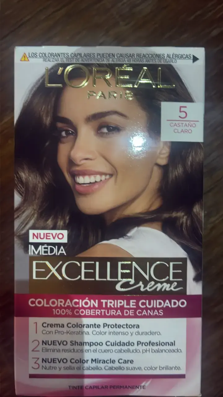 Tinte L'Oreal Excellence Creme Castaño Claro - 1