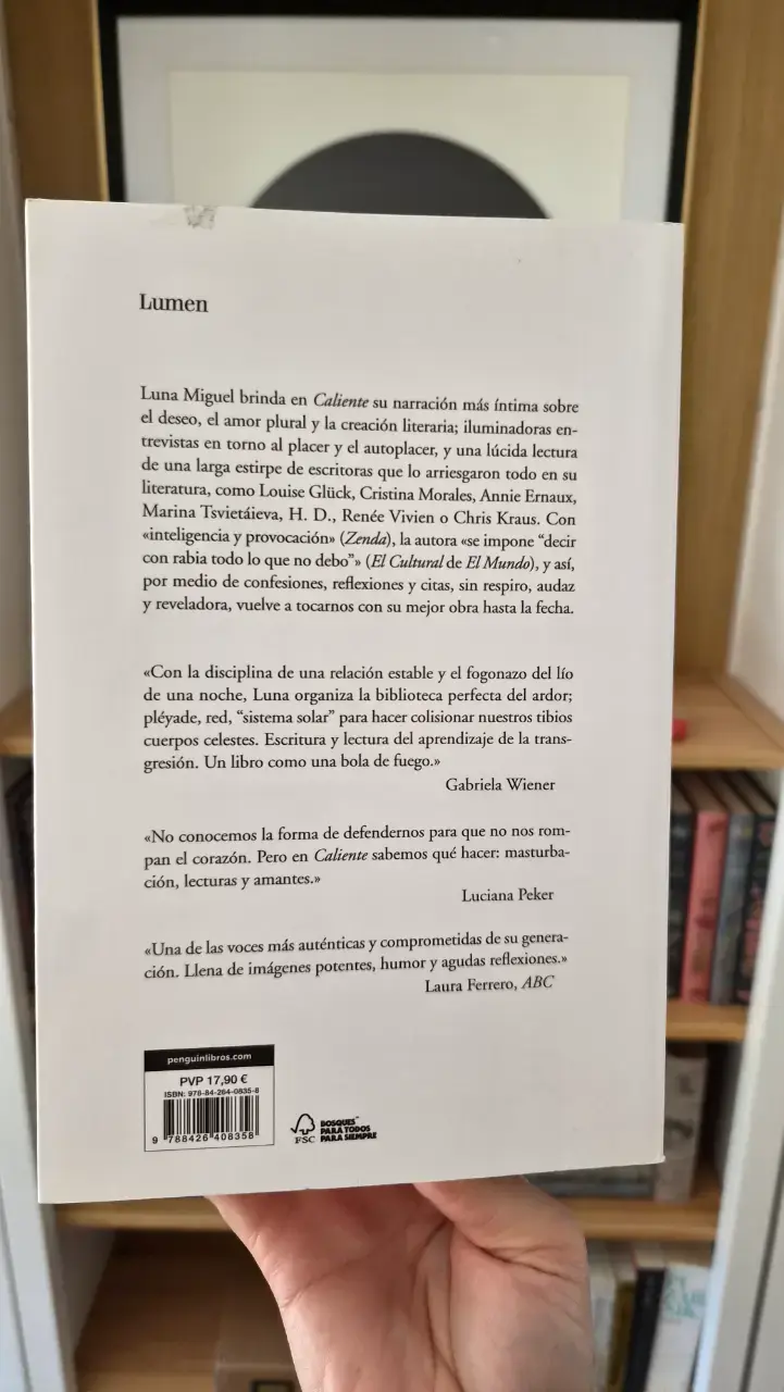 Libro 'Caliente' de Luna Miguel - Lumen - 2