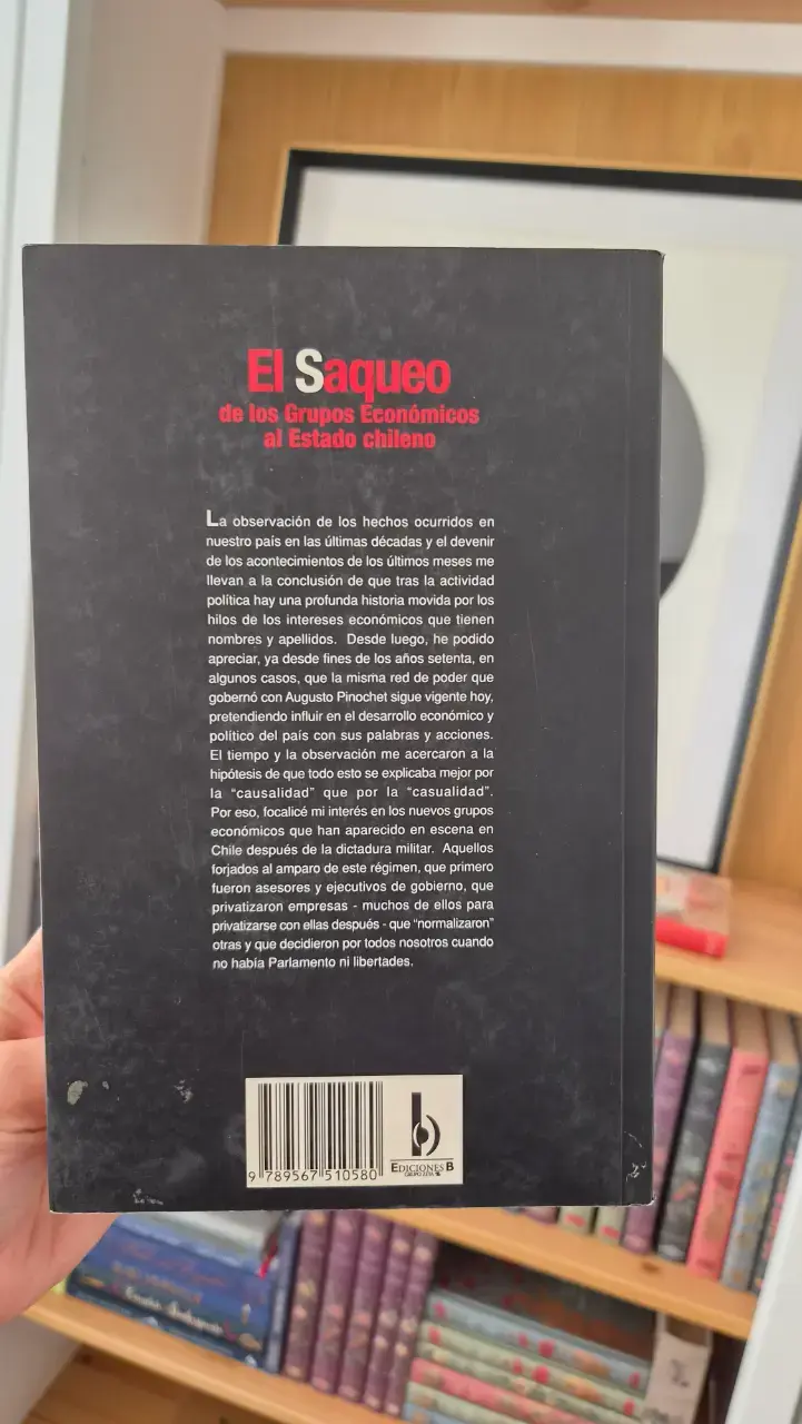 Libro 'El Saqueo de los Grupos Económicos al Estado Chileno' - 2