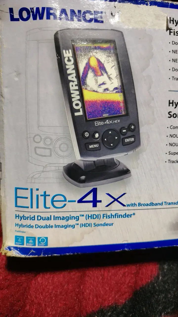 Sonar Lowrance Elite-4X HDI para pesca - 1