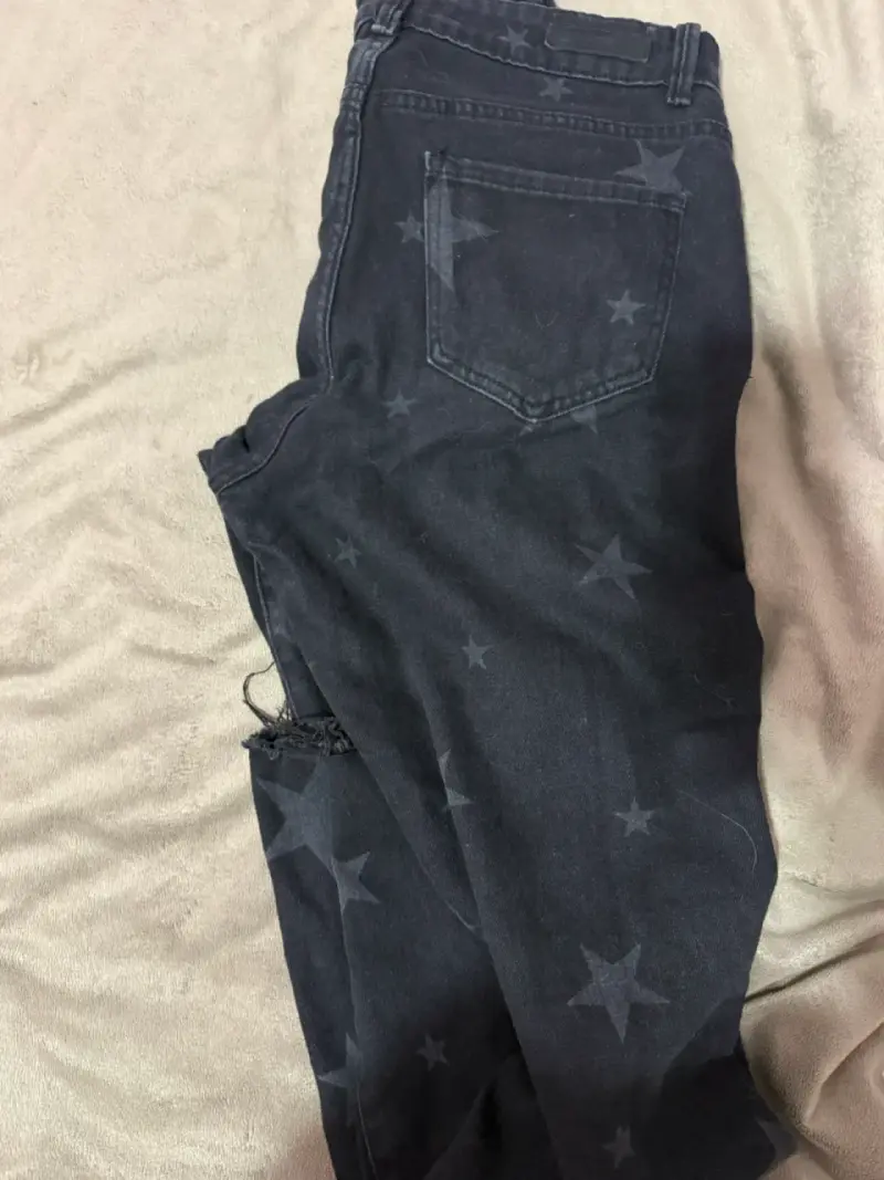 Jeans negros con estrellas para mujer Barbardos - 3