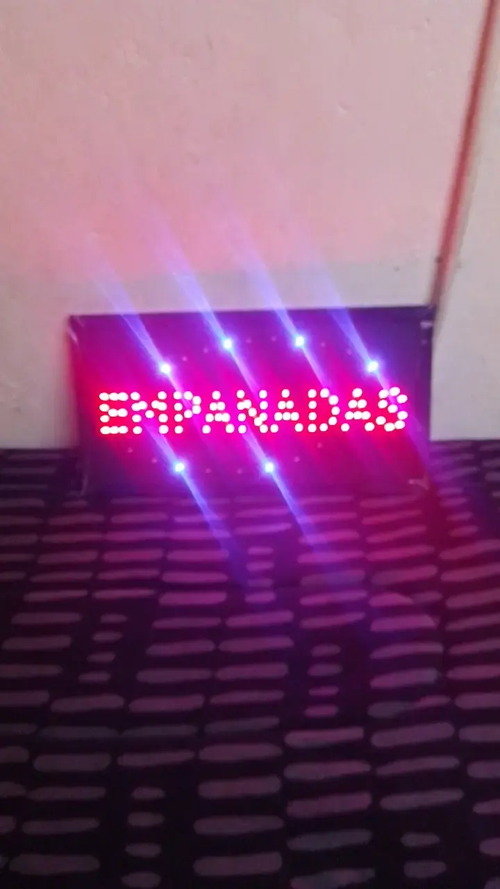 Letrero LED Luminoso para Empanadas - 2