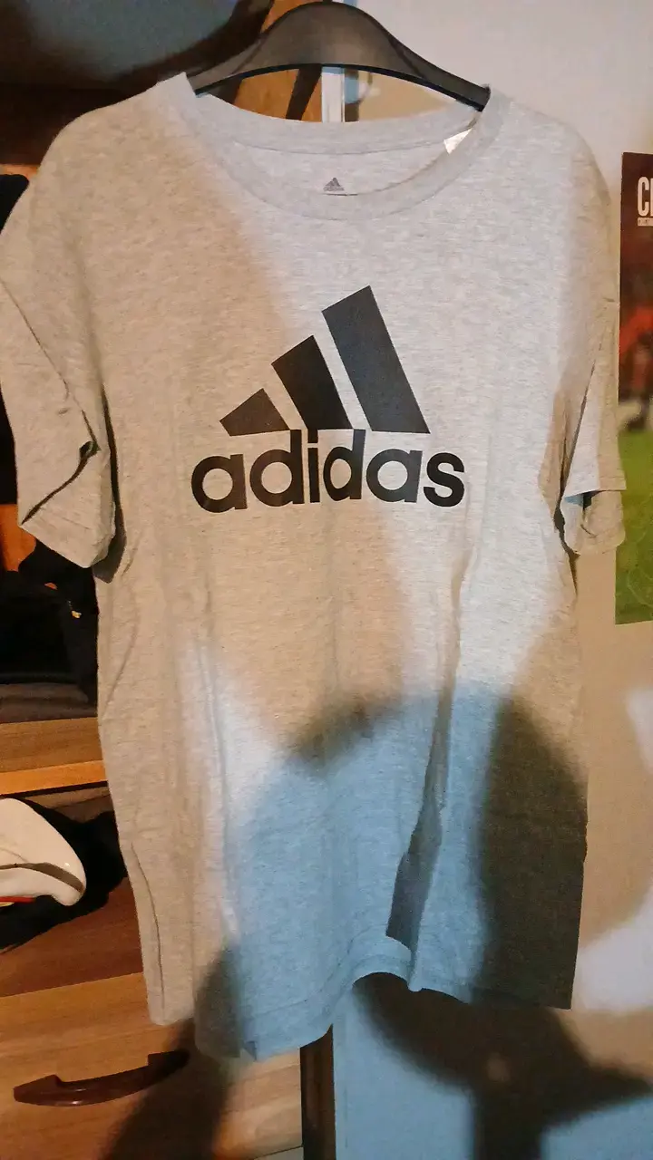 Polera gris Adidas Amplifier Tee - 1