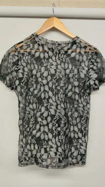 Polera de encaje negra Toy Boy - miniatura 2