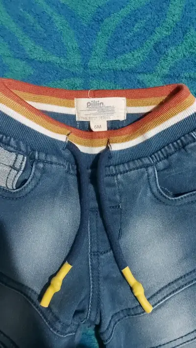 Pantalones de mezclilla para bebé Pilim - miniatura 2