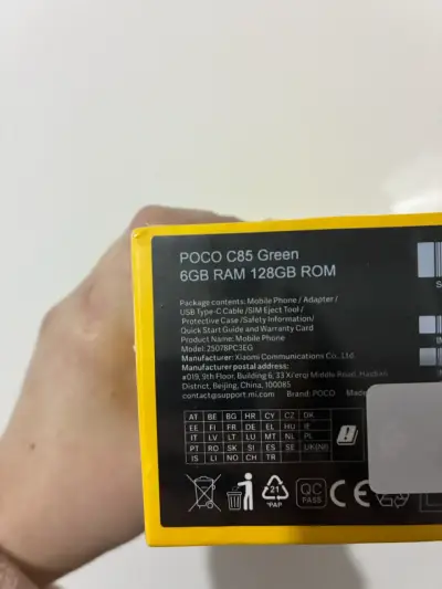 Smartphone Xiaomi poco c85 verde - miniatura 2