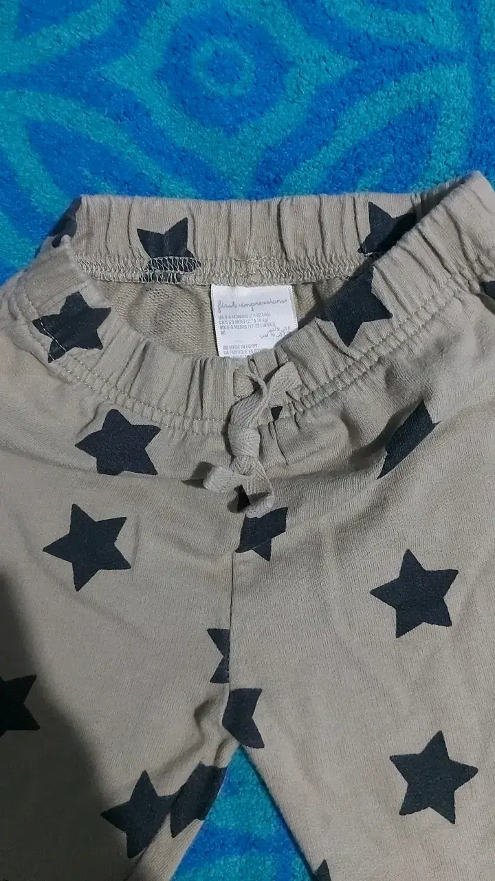 Pantalones de bebé con estampado de estrellas - 2