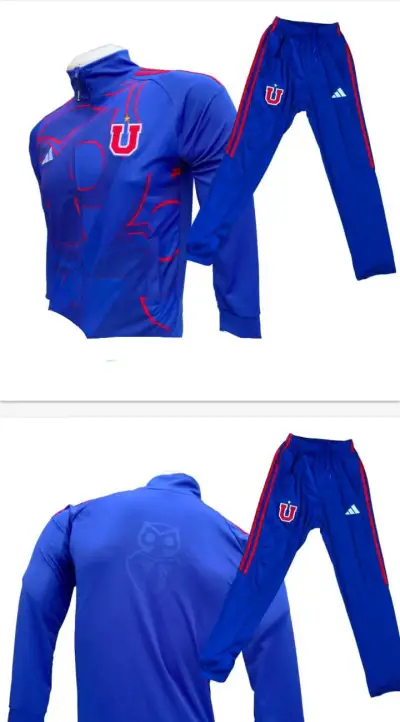 Cortaviento Colo-Colo rojo y negro - miniatura 4