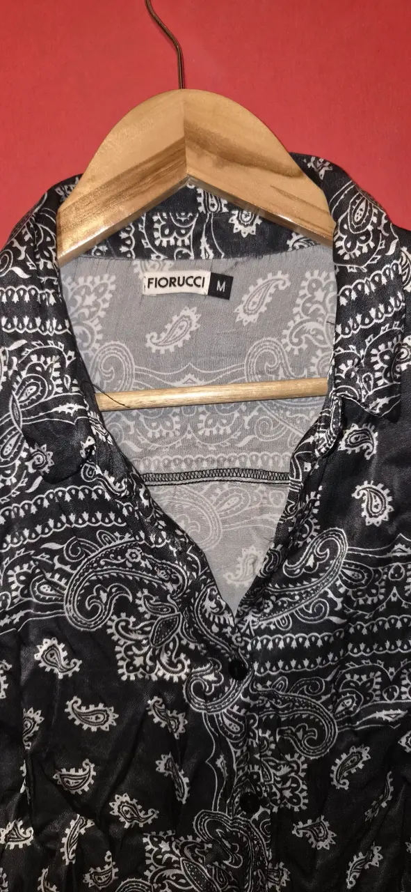 Blusa Fiorucci estampada en blanco y negro - 3