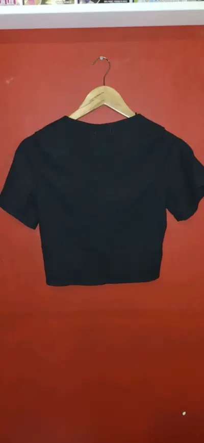 Top negro de mujer Sybilla talla S - miniatura 2