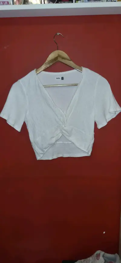 Top blanco de mujer Sybilla talla S - miniatura 1
