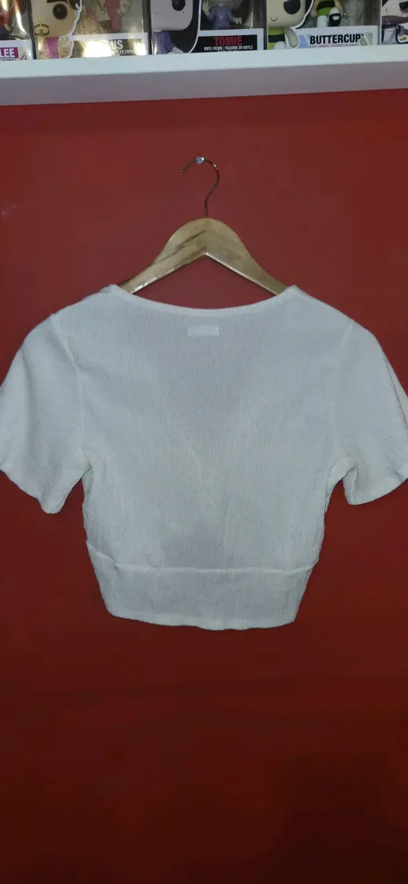 Top blanco de mujer Sybilla talla S - 2