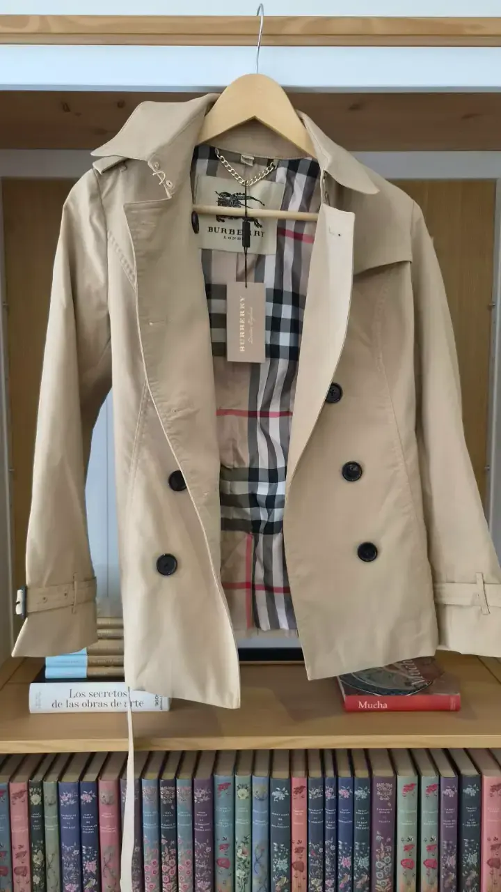 Trench coat beige para mujer Burberry - 4