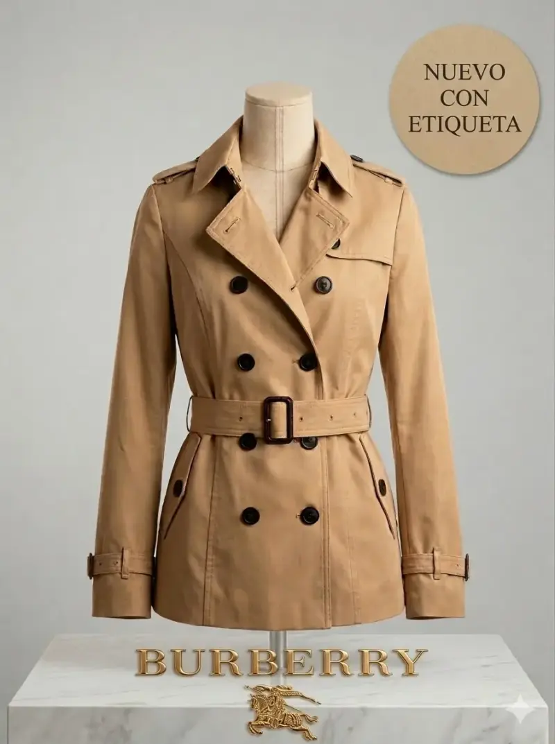 Trench coat beige para mujer Burberry - 6