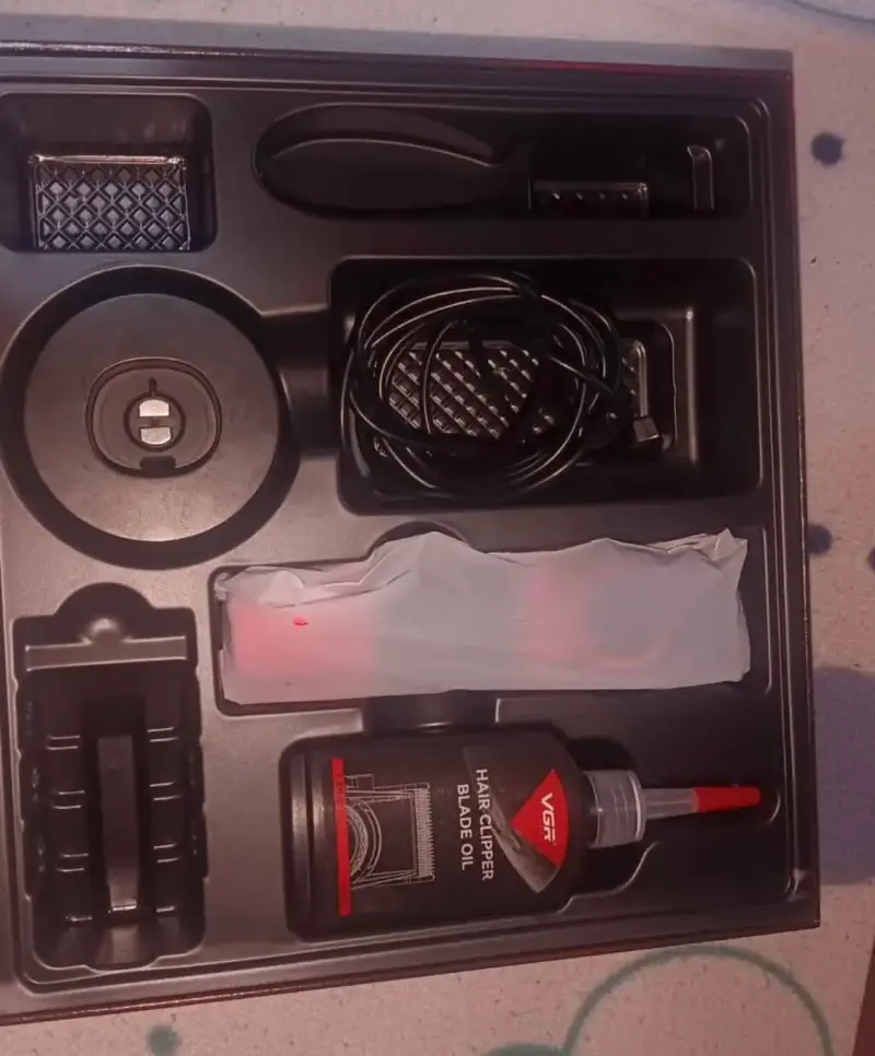 Cortadora de Pelo Profesional VGR V-001 Roja - 5