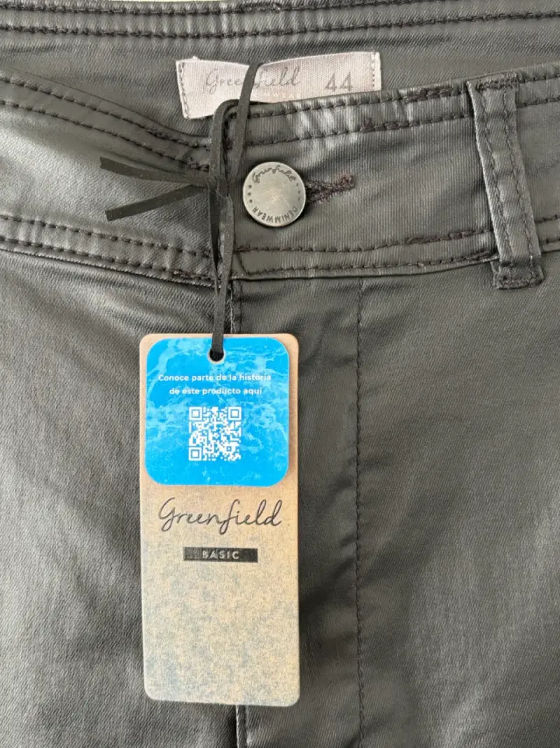 Pantalo anchos ecocuero Greenfield neg - 2