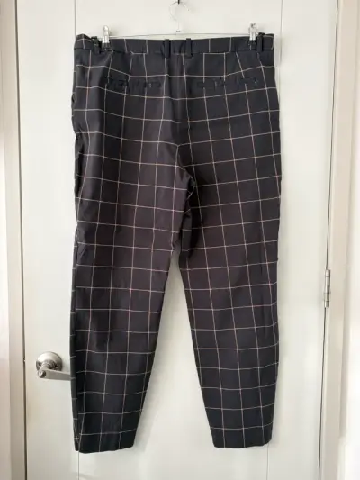 Pantalon a cuadros Violeta by Mango - miniatura 3