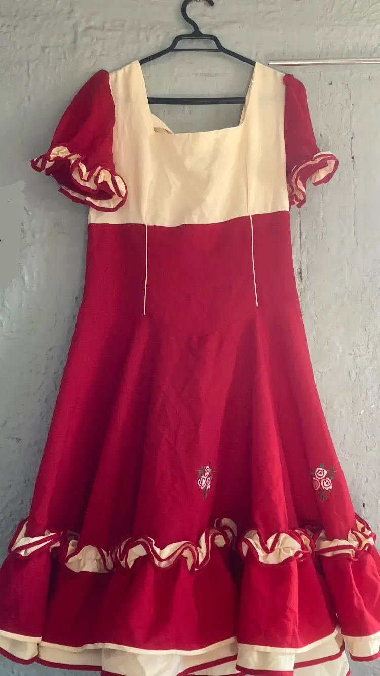 Vestido de huasa/ adulta - 1