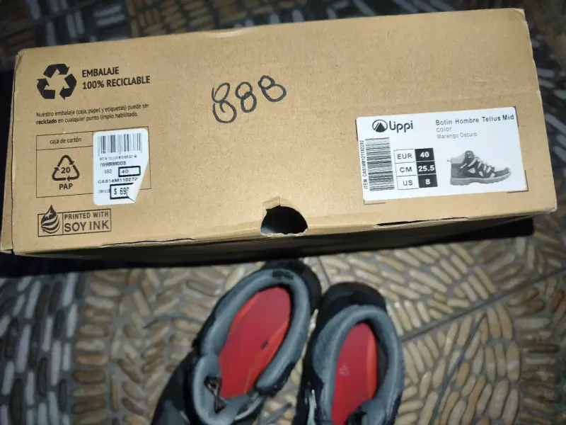Botines de Hombre Uppi Tellus Mid Marengo Oscuro - 1