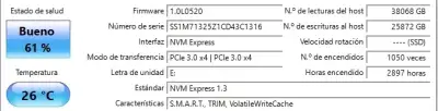 SSD M.2 NVMe 128GB con disipador - miniatura 2